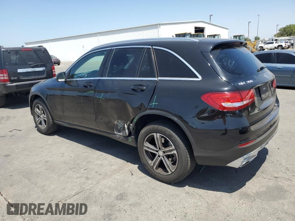 2016 Mercedes-Benz GLC 300 with VIN WDC0G4JB5GF091383, listed as a Copart auction lot 59009835 with 94,150 mi miles and Salvage title. Bid and sale history available at DreamBid. Image 2.
