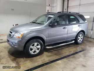 2009 Kia Sorento LX with VIN KNDJC735595870340, listed as a Copart auction lot 46624675 with 63,393 mi miles and Salvage Title. Bid and sale history available at carsss.com. Image 1.