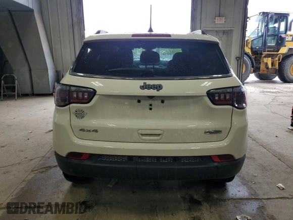 2021 Jeep Compass Altitude with VIN 3C4NJDBB4MT520798, listed as a Copart auction lot 58846915 with 51,819 mi miles and Non repairable. Bid and sale history available at DreamBid. Image 6.