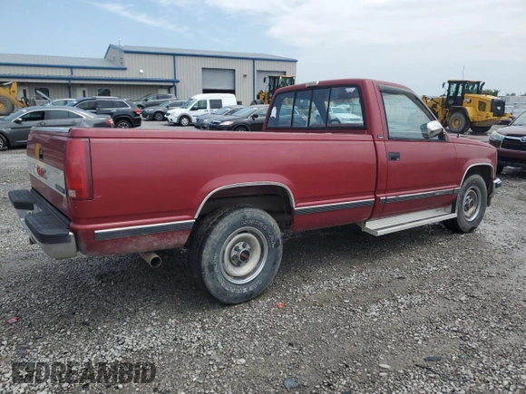 1990 GMC Sierra 1500 z VIN 1GTFC24K8LE514419, wystawiony jako Copart lot #57265335 z przebiegiem 162 045 mil mil oraz Szkoda całkowita • Salvage title. Historia ofert i sprzedaży dostępna na DreamBid. Obrazek 3.