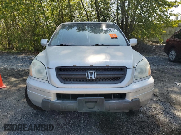 2005 Honda Pilot EX-L with VIN 2HKYF18565H549185, listed as a Copart auction lot 54356375 with 0 mi miles and Salvage Title. Bid and sale history available at carsss.com. Image 5.