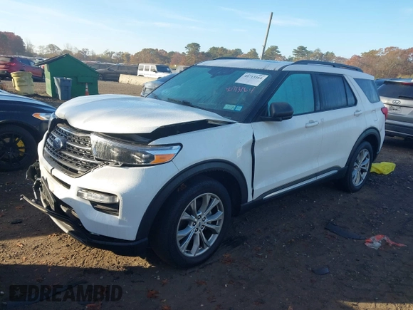 2021 Ford Explorer XLT with VIN 1FMSK8DH4MGA10203, listed as a IAAI auction lot 40713164 with 48,285 mi miles. Bid and sale history available at carsss.com. Image 18.