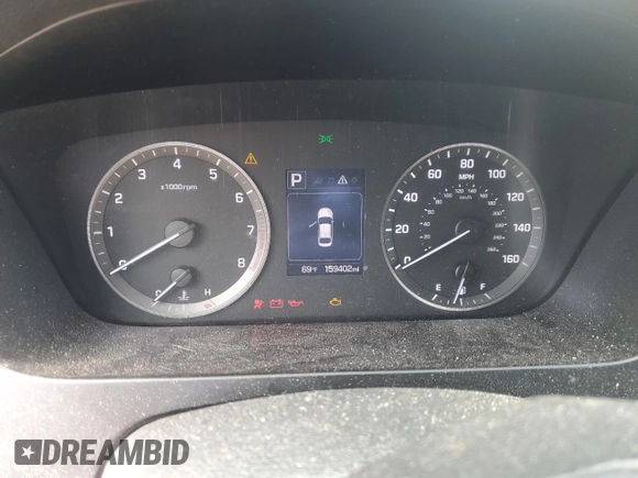 2016 Hyundai Sonata SE with VIN 5NPE24AF4GH329890, listed as a Copart auction lot 48136435 with 159,402 mi miles and Salvage Title. Bid and sale history available at carsss.com. Image 9.