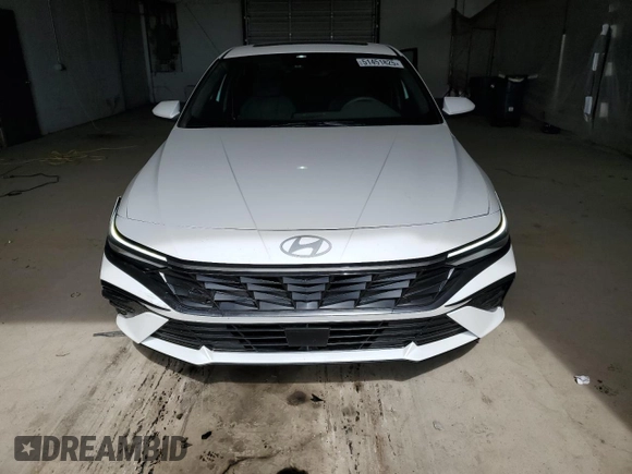 2024 Hyundai Elantra SEL with VIN KMHLS4DG9RU752139, listed as a Copart auction lot 51451825 with 6,715 mi miles and Salvage title. Bid and sale history available at DreamBid. Image 5.