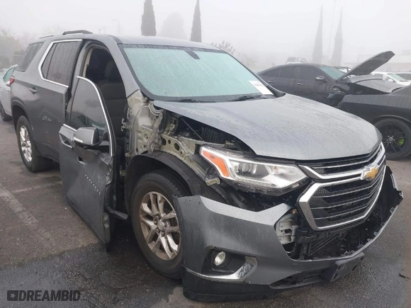 2018 Chevrolet Traverse LT Cloth with VIN 1GNERGKWXJJ214423, listed as a IAAI auction lot 41687852 with 96,127 mi miles. Bid and sale history available at carsss.com. Image 1.