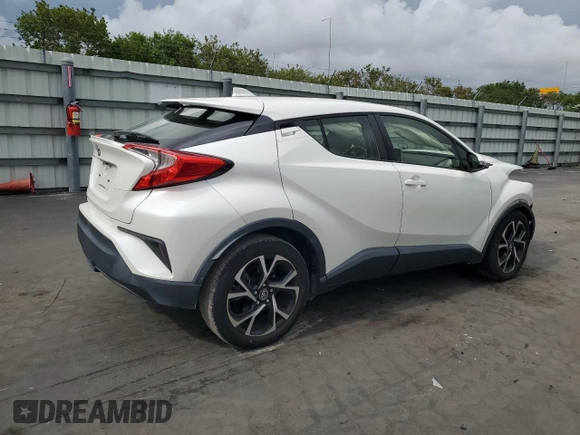 2019 Toyota C-HR XLE with VIN JTNKHMBX5K1014388, listed as a Copart auction lot 55607315 with 80,738 mi miles and Non Repairable. Bid and sale history available at DreamBid. Image 3.