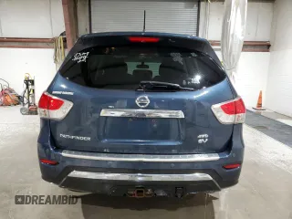 2016 Nissan Pathfinder Platinum with VIN 5N1AR2MM7GC601266, listed as a Copart auction lot 54527615 with 178,046 mi miles and Salvage Title. Bid and sale history available at carsss.com. Image 6.