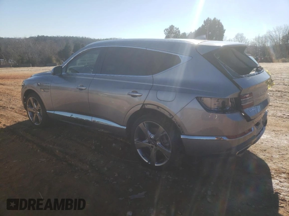 2022 Genesis GV80 z VIN KMUHCESC8NU084418, wystawiony jako Copart lot #86645144 z przebiegiem 34 815 mil mil oraz Szkoda całkowita • Salvage title. Historia ofert i sprzedaży dostępna na DreamBid. Obrazek 2.