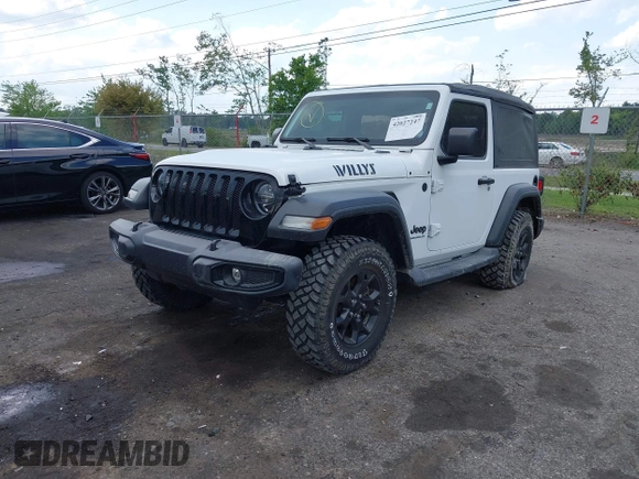 2022 Jeep Wrangler Sport S z VIN 1C4GJXAN9NW124190, wystawiony jako IAAI lot #42027247 z przebiegiem 8 376 mil mil oraz . Historia ofert i sprzedaży dostępna na DreamBid. Obrazek 17.