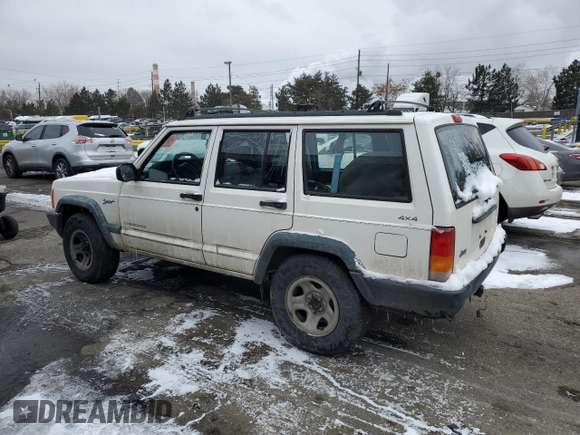 1997 Jeep Cherokee Sport with VIN 1J4FJ68S2VL566709, listed as a Copart auction lot 44800385 with 191,654 mi miles and Non Repairable. Bid and sale history available at carsss.com. Image 2.