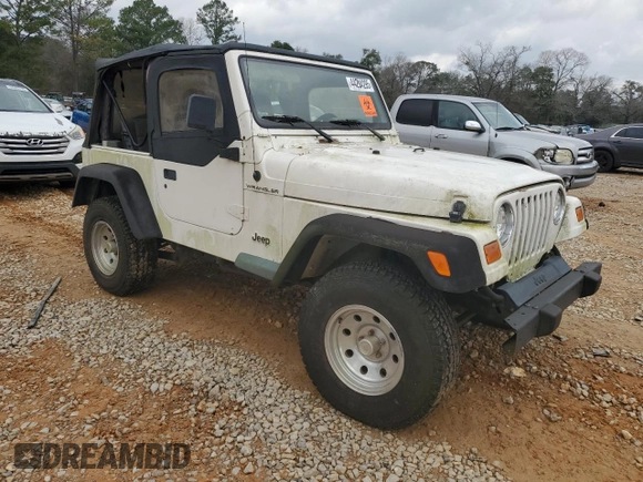 2000 Jeep Wrangler SE with VIN 1J4FA29P3YP749679, listed as a Copart auction lot 44294295 with 0 mi miles and Clean Title. Bid and sale history available at carsss.com. Image 4.
