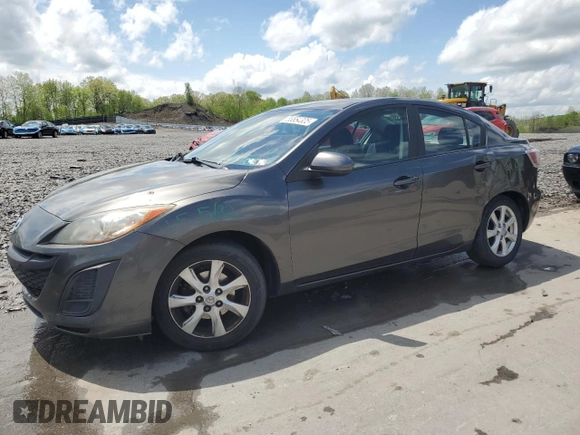 2011 Mazda 3 i Touring with VIN JM1BL1VG9B1380965, listed as a Copart auction lot 55554325 with 74,025 mi miles and Salvage Title. Bid and sale history available at DreamBid. Image 1.