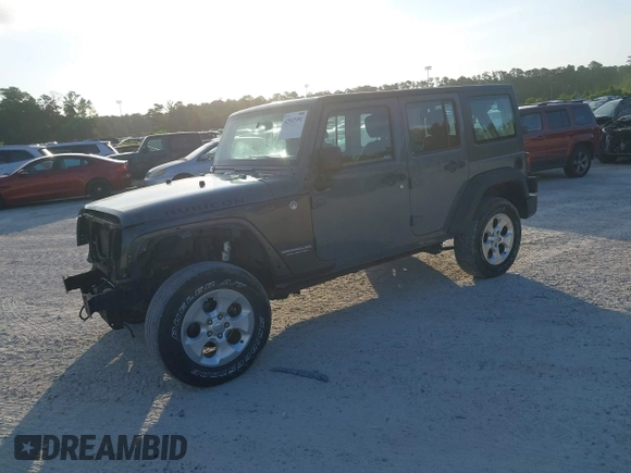 2014 Jeep Wrangler Unlimited Sport with VIN 1C4BJWDG5EL327225, listed as a IAAI auction lot 42547991 with 129,545 mi miles and . Bid and sale history available at DreamBid. Image 20.