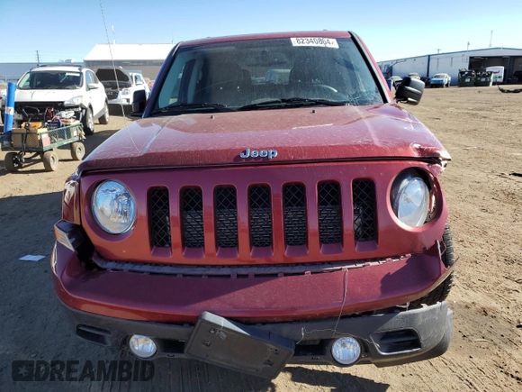 2016 Jeep Patriot High Altitude Edition with VIN 1C4NJRFB3GD658463, listed as a Copart auction lot 82340864 with 77,959 mi miles and Salvage Title. Bid and sale history available at carsss.com. Image 5.