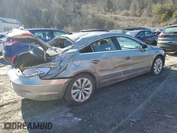 2012 Volkswagen CC Sport with VIN WVWMP7AN4CE513307, listed as a Copart auction lot 47117925 with 78,638 mi miles and Salvage Title. Bid and sale history available at DreamBid. Image 3.