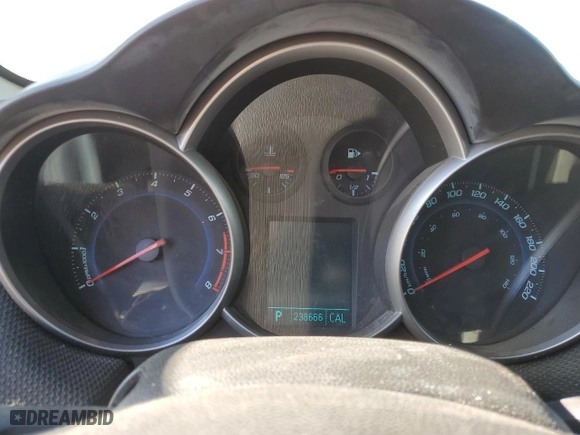 2011 Chevrolet Cruze LT w/2LT with VIN 1G1PG5S97B7289805, listed as a Copart auction lot 52360625 with 238,666 mi miles and Clean Title. Bid and sale history available at carsss.com. Image 9.