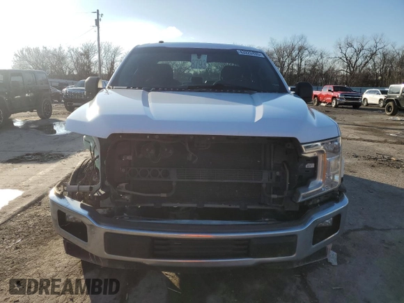 2018 Ford F-150 XL with VIN 1FTEX1CB6JKE72097, listed as a Copart auction lot 43222435 with 0 mi miles and Salvage Title. Bid and sale history available at carsss.com. Image 5.
