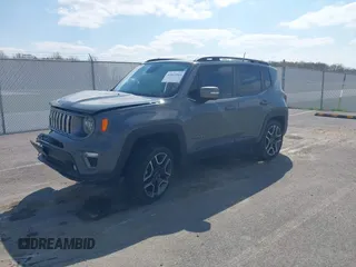 2020 Jeep Renegade Limited with VIN ZACNJBD15LPK90703, listed as a IAAI auction lot 42023043 with 72,988 mi miles and . Bid and sale history available at DreamBid. Image 18.