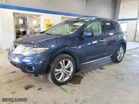 2009 Nissan Murano LE with VIN JN8AZ18W09W127385, listed as a Copart auction lot 44511005 with 174,014 mi miles and Salvage Title. Bid and sale history available at carsss.com. Image 1.