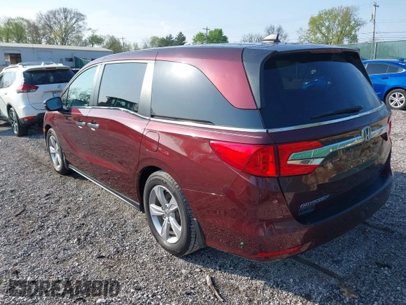 2019 Honda Odyssey EX-L z VIN 5FNRL6H75KB116656, wystawiony jako IAAI lot #41870961 z przebiegiem 87 697 mil mil oraz . Historia ofert i sprzedaży dostępna na DreamBid. Obrazek 3.