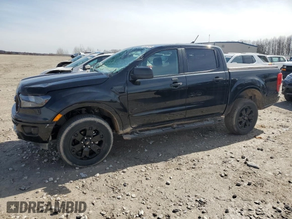 2020 Ford Ranger XL with VIN 1FTER4FH8LLA88153, listed as a Copart auction lot 49975475 with 48,967 mi miles and Salvage Title. Bid and sale history available at carsss.com. Image 1.
