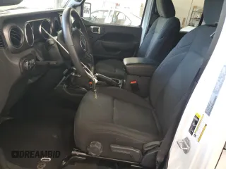 2022 Jeep Wrangler Unlimited Willys with VIN 1C4HJXDM0NW244953, listed as a Copart auction lot 71495154 with 14,577 mi miles and Salvage Title. Bid and sale history available at DreamBid. Image 7.