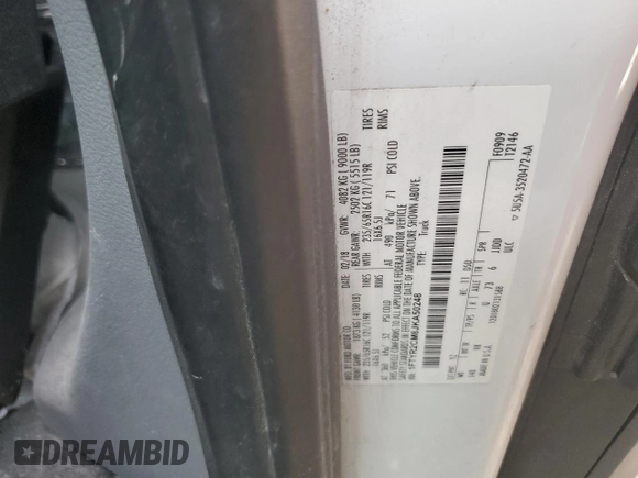 2018 Ford Transit z VIN 1FTYR2CM8JKA50248, wystawiony jako Copart lot #58839725 z przebiegiem 102 133 mil mil oraz Szkoda całkowita • Salvage title. Historia ofert i sprzedaży dostępna na DreamBid. Obrazek 13.