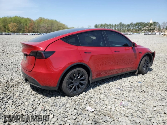 2021 Tesla Model Y Long Range z VIN 5YJYGDEE3MF189258, wystawiony jako Copart lot #54363615 z przebiegiem 56 315 mil mil oraz Szkoda całkowita • Salvage title. Historia ofert i sprzedaży dostępna na DreamBid. Obrazek 3.