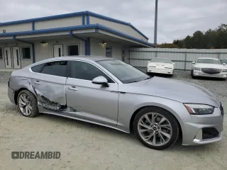 2023 Audi A5 Sportback Premium Plus with VIN WAUCBCF55PA048526, listed as a Copart auction lot 78367084 with 9,537 mi miles and Salvage Title. Bid and sale history available at carsss.com. Image 4.