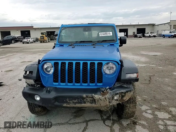 2024 Jeep Wrangler Sport with VIN 1C4PJXKN3RW236990, listed as a Copart auction lot 61449514 with 3,479 mi miles and Salvage title. Bid and sale history available at DreamBid. Image 10.