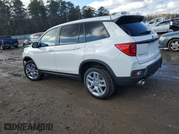 2025 Honda Passport EX-L с VIN 5FNYF8H50SB006479, выставлен на аукционе Copart как лот 88361265 с пробегом 3 157 миль миль и Списание • Salvage title. История ставок и продаж доступна на DreamBid. Изображение 2.