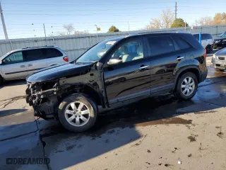 2011 Kia Sorento LX with VIN 5XYKT3A13BG159567, listed as a Copart auction lot 74632983 with 166,336 mi miles and Salvage Title. Bid and sale history available at carsss.com. Image 1.