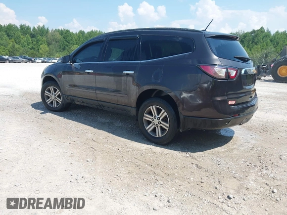 2015 Chevrolet Traverse LT with VIN 1GNKRGKD9FJ386547, listed as a IAAI auction lot 42663028 with 170,563 mi miles and . Bid and sale history available at DreamBid. Image 3.