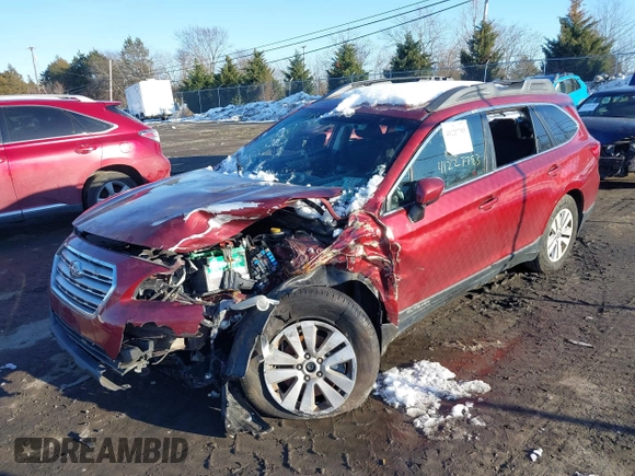 2016 Subaru Outback 2.5i Premium with VIN 4S4BSAFC0G3335032, listed as a IAAI auction lot 41227783 with 154,701 mi miles. Bid and sale history available at carsss.com. Image 2.
