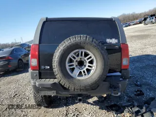 2009 Hummer H3 SUV Luxury with VIN 5GTEN13E098113359, listed as a Copart auction lot 87921095 with 204,472 mi miles and Salvage Title. Bid and sale history available at carsss.com. Image 6.