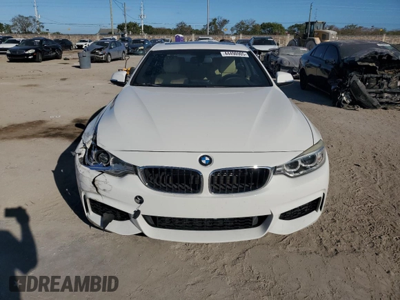 2014 BMW 4 Series 435i with VIN WBA3R1C51EK190948, listed as a Copart auction lot 44490905 with 71,371 mi miles and Salvage Title. Bid and sale history available at carsss.com. Image 5.