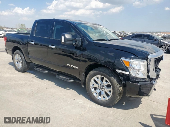 2024 Nissan Titan Pro-4X with VIN 1N6AA1ED3RN109827, listed as a Copart auction lot 50633225 with 4,076 mi miles and Salvage title. Bid and sale history available at DreamBid. Image 4.