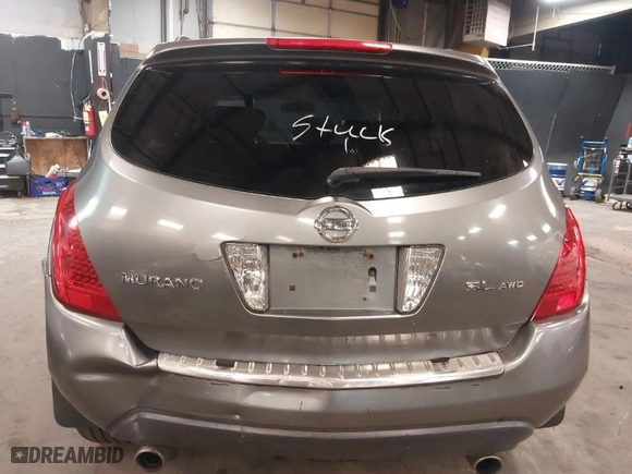 2007 Nissan Murano SL with VIN JN8AZ08W57W625573, listed as a IAAI auction lot 41911505 with 193,276 mi miles. Bid and sale history available at carsss.com. Image 6.