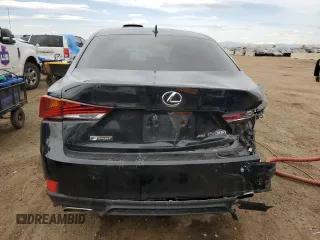 2019 Lexus IS with VIN JTHC81D27K5039163, listed as a Copart auction lot 52436405 with 94,252 mi miles and Salvage Title. Bid and sale history available at carsss.com. Image 6.