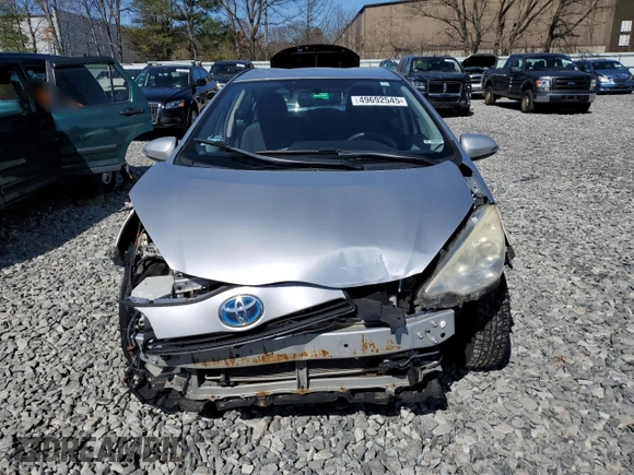2012 Toyota Prius One with VIN JTDKDTB36C1519672, listed as a Copart auction lot 49692545 with 224,766 mi miles and Clean Title. Bid and sale history available at DreamBid. Image 5.