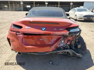 2020 BMW Z4 sDrive30i with VIN WBAHF3C03LWW70025, listed as a Copart auction lot 50814654 with 21,802 mi miles. Bid and sale history available at carsss.com. Image 6.