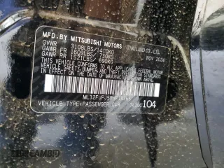 2024 Mitsubishi Mirage ES z VIN ML32FUFJ5RHF18365, wystawiony jako Copart lot #54029955 z przebiegiem 3 175 mil mil oraz Szkoda całkowita • Salvage title. Historia ofert i sprzedaży dostępna na DreamBid. Obrazek 12.