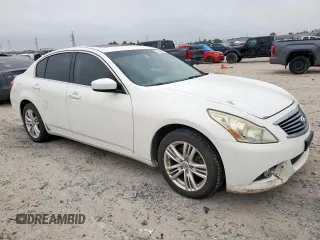 2011 Infiniti G25 x z VIN JN1DV6AR6BM650422, wystawiony jako Copart lot #57846575 z przebiegiem Nie podano mil oraz Czysty tytuł • Clean title. Historia ofert i sprzedaży dostępna na DreamBid. Obrazek 4.