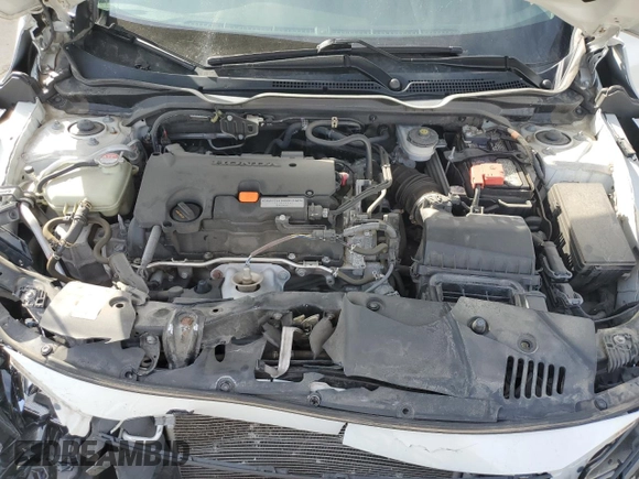 2019 Honda Civic LX with VIN 2HGFC2F61KH602592, listed as a Copart auction lot 49295655 with 96,526 mi miles and Salvage Title. Bid and sale history available at DreamBid. Image 11.
