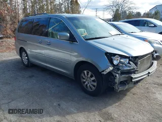 2008 Honda Odyssey EX-L with VIN 5FNRL38758B061746, listed as a IAAI auction lot 41429481 with 109,428 mi miles and . Bid and sale history available at DreamBid. Image 1.
