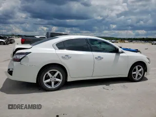 2014 Nissan Maxima S with VIN 1N4AA5AP2EC441439, listed as a Copart auction lot 55456425 with 193,649 mi miles and Salvage Title. Bid and sale history available at DreamBid. Image 3.