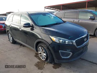 2017 Kia Sorento LX V6 with VIN 5XYPG4A53HG199627, listed as a IAAI auction lot 41199694 with 90,155 mi miles. Bid and sale history available at carsss.com. Image 1.