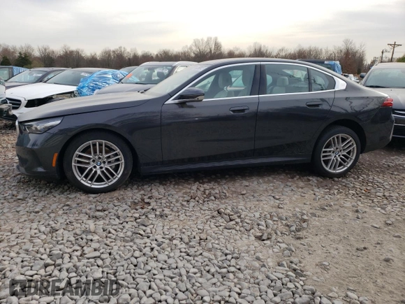 2024 BMW 5 Series 530i xDrive with VIN WBA53FJ00RCR03739, listed as a Copart auction lot 79415564 with 9,386 mi miles and Clean Title. Bid and sale history available at carsss.com. Image 1.