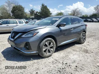 2019 Nissan Murano S with VIN 5N1AZ2MJ9KN122219, listed as a Copart auction lot 51909995 with 61,598 mi miles and Salvage Title. Bid and sale history available at carsss.com. Image 1.