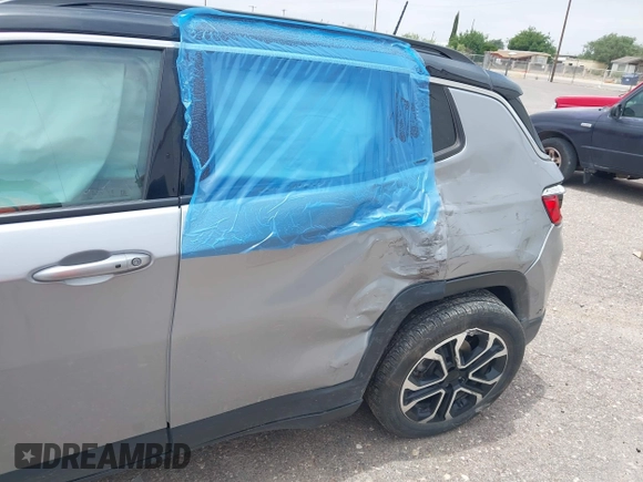 2023 Jeep Compass (RED) Edition with VIN 3C4NJDCN4PT524802, listed as a IAAI auction lot 42424455 with 51,166 mi miles and . Bid and sale history available at DreamBid. Image 6.